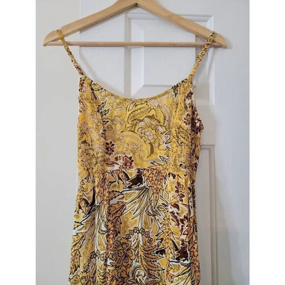 FREE PEOPLE Forever Yours Smocked Slip Dress XS NWOT - Picture 3 of 10